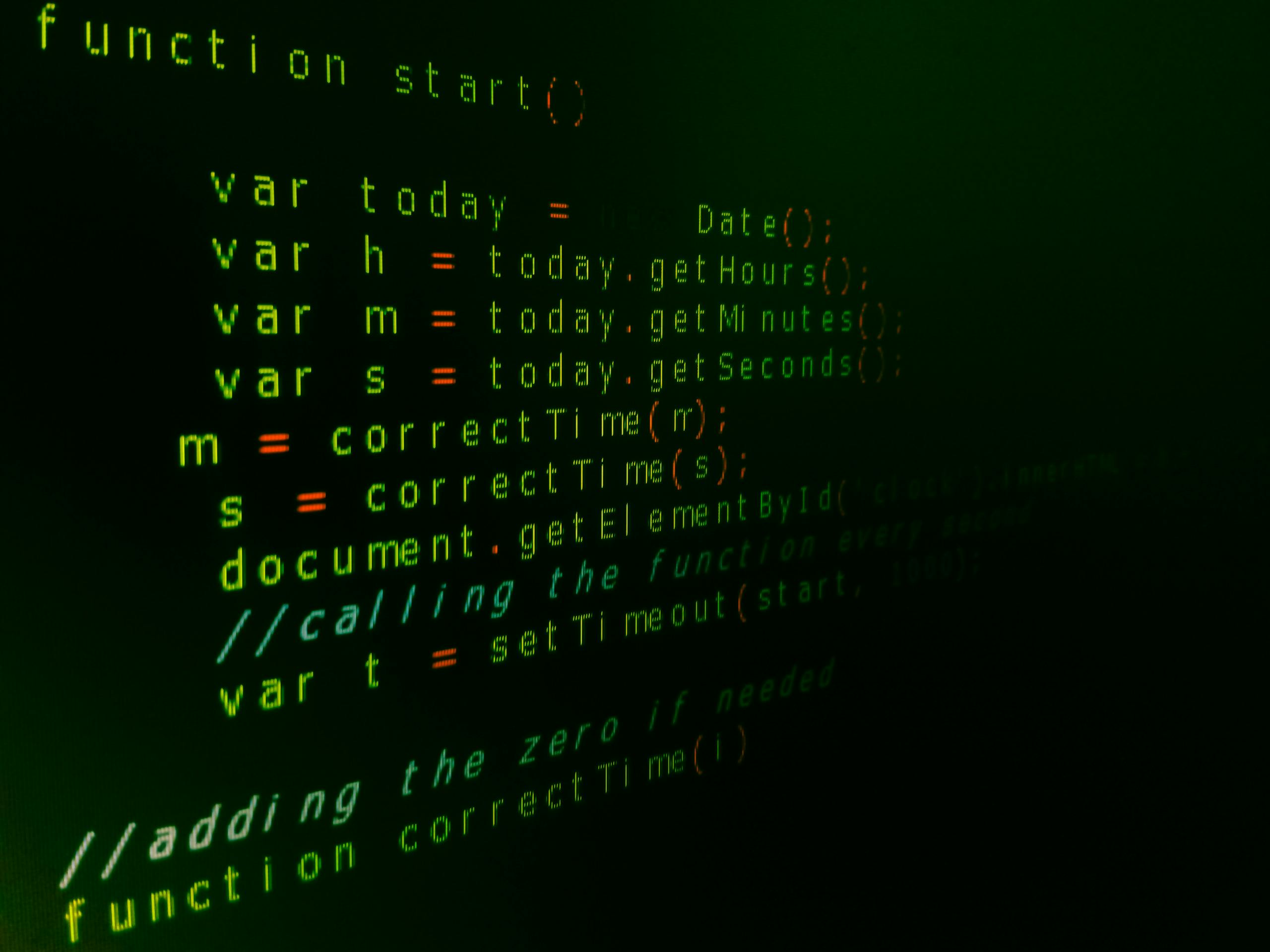 Abstract digital code representing cookies